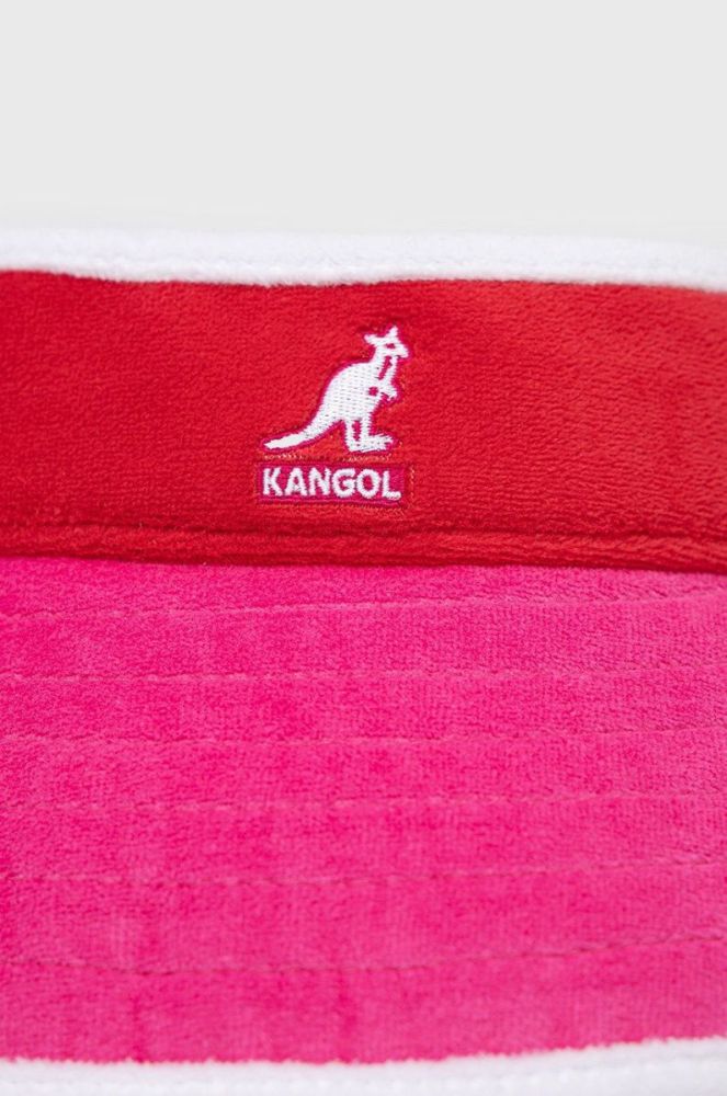 Козирок від сонця Kangol колір рожевий фото 2