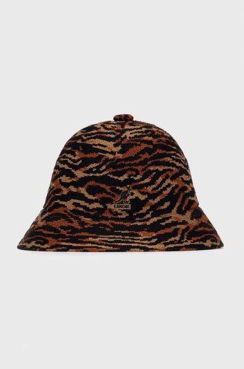 Капелюх Kangol колір коричневий