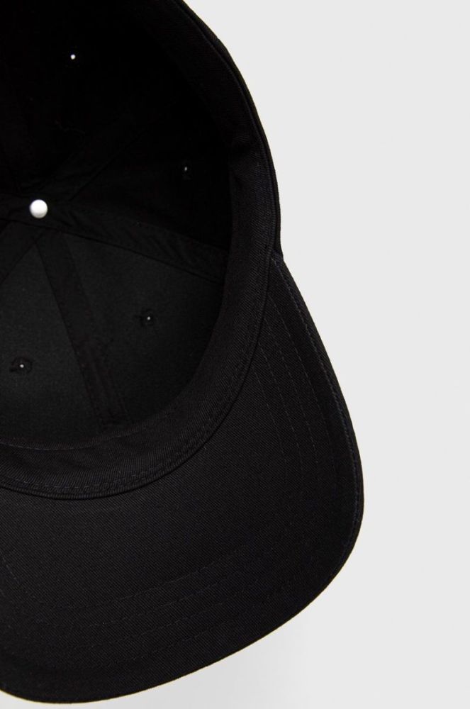 Бавовняна кепка Vans колір чорний з аплікацією VN0A4UM9Y281-BLACKWHITE фото 4