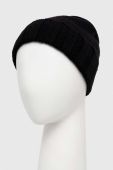 Кашемірова шапка Emporio Armani колір чорний вовна