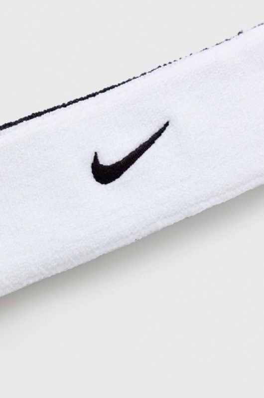 Пов'язка на голову Nike колір білий (2849390) фото 2