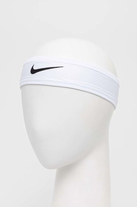 Пов'язка на голову Nike колір білий (2839585) фото 2