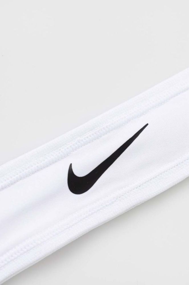 Пов'язка на голову Nike колір білий (2839585) фото 3
