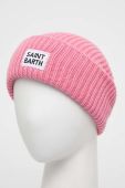 Шапка з домішкою вовни MC2 Saint Barth колір рожевий з товстого трикотажу (2847105) Шапка з домішкою вовни MC2 Saint Barth колір рожевий з товстого трикотажу (2847105)