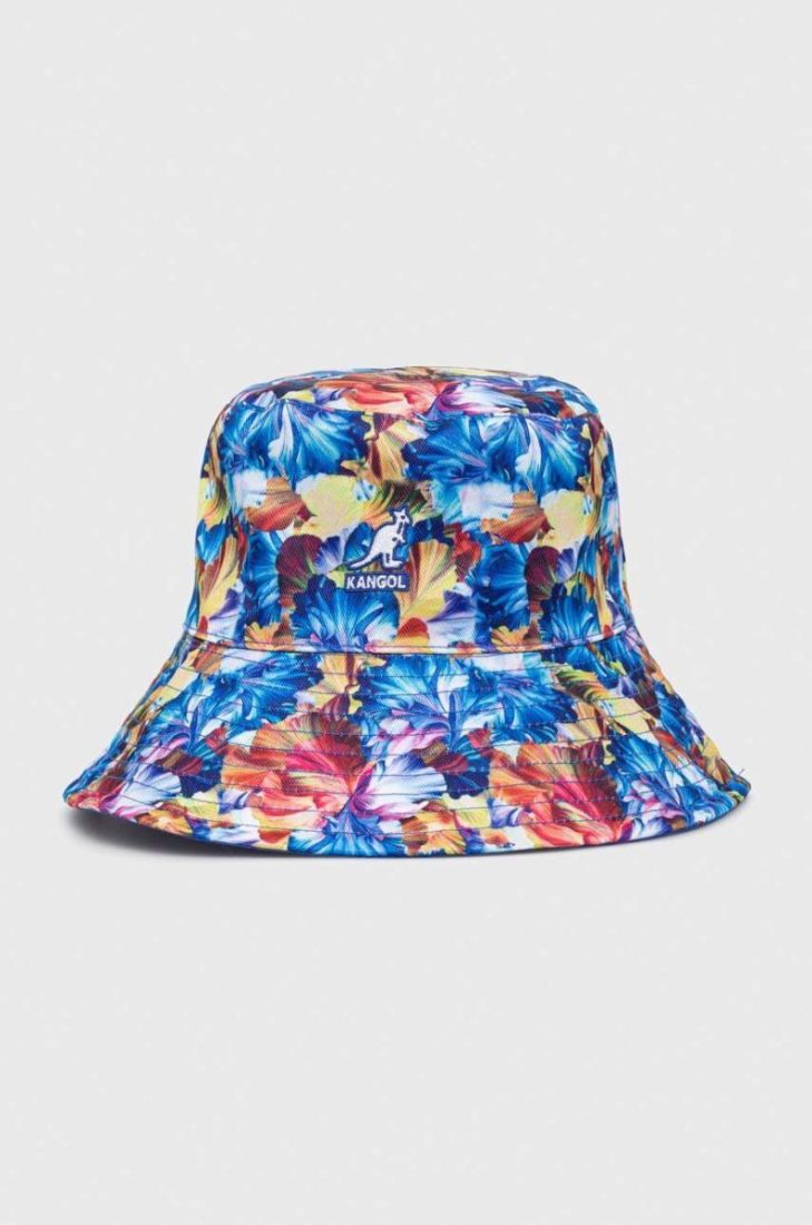 Двосторонній капелюх Kangol колір блакитний (3076399)