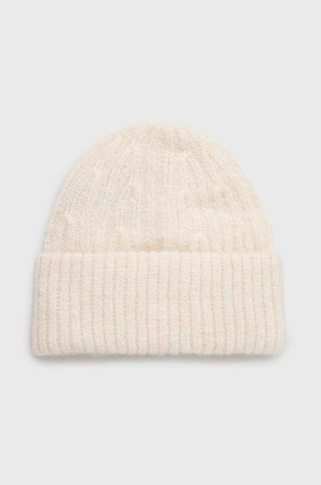 Шапка з домішкою вовни American Vintage Bonnet колір бежевий