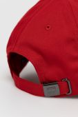 Кепка Tommy Hilfiger колір червоний гладка
