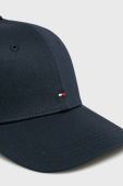 Кепка Tommy Hilfiger колір синій гладка