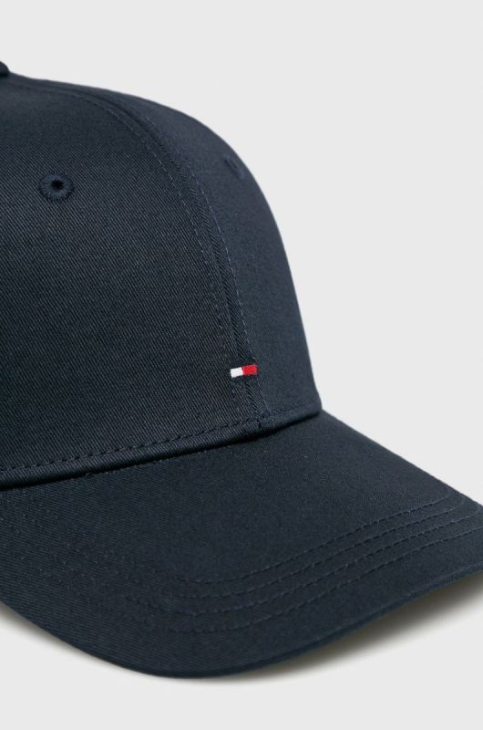 Кепка Tommy Hilfiger колір синій гладка фото 2