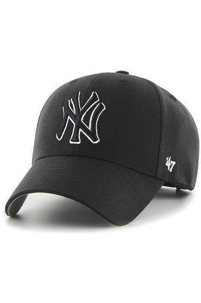 47brand - Кепка NY Yankees колір чорний