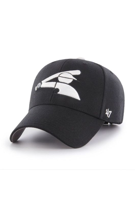 Кепка 47brand колір чорний з аплікацією (1368185)