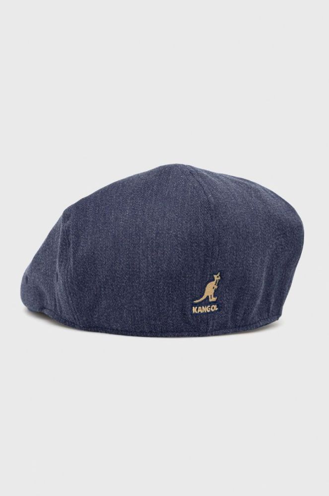 Кашкет з домішкою вовни Kangol колір синій (2269588) фото 3