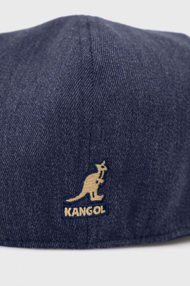 Кашкет з домішкою вовни Kangol колір синій (2269588) фото 4