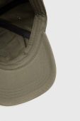 Бавовняна бейсболка Marc O'Polo колір зелений однотонна