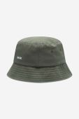 Бавовняний капелюх Wood Wood Ossian Bucket Hat 12240817-7083 BLACK колір зелений з бавовни 12240817.7083-DUSTYGREEN