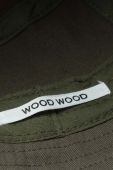 Бавовняний капелюх Wood Wood Ossian Bucket Hat 12240817-7083 BLACK колір зелений з бавовни 12240817.7083-DUSTYGREEN