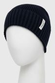 Бавовняна шапка Marc O'Polo колір синій з бавовни