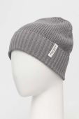Бавовняна шапка Marc O'Polo колір сірий з бавовни