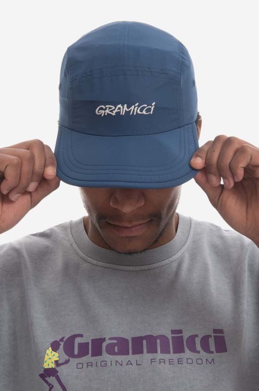 Кепка Gramicci Shell Jet Cup колір синій з аплікацією G2SA.029-navy