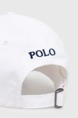 Бавовняна бейсболка Polo Ralph Lauren колір білий з аплікацією (3596825)