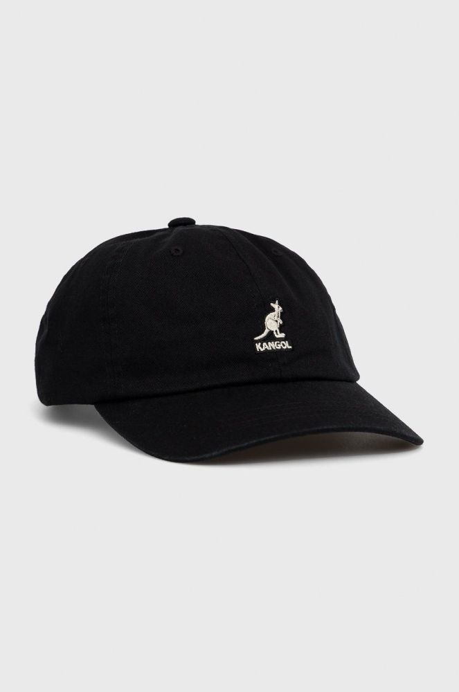 Кепка Kangol колір чорний гладка K5165HT.BK001-BK001