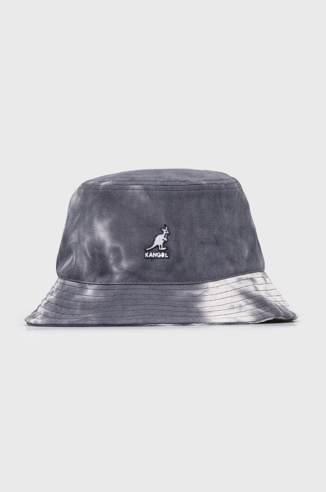 Бавовняний капелюх Kangol колір сірий з бавовни K4359.SM082-SM082