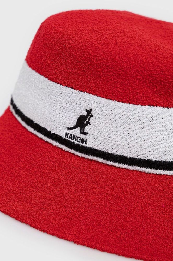 Капелюх Kangol колір червоний фото 2
