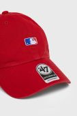 Кепка 47brand колір червоний з аплікацією (2283552)