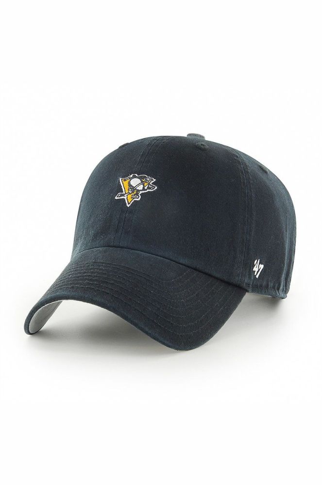 Кепка 47brand Pittsburgh Penguins колір чорний з аплікацією (2293676)