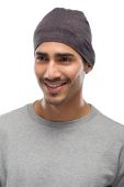 Шапка Buff Dryflex Solid колір чорний з тонкого трикотажу
