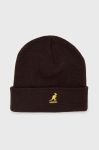 Шапка Kangol колір коричневий Шапка Kangol колір коричневий