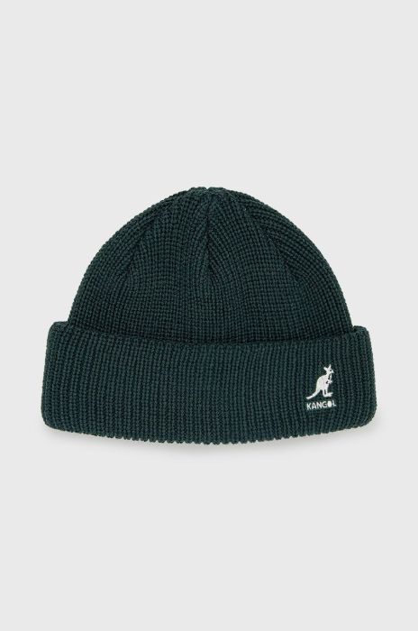 Шапка Kangol колір зелений з товстого трикотажу (2690540)