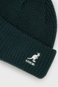 Шапка Kangol колір зелений з товстого трикотажу (2690540)