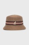 Капелюх з домішкою вовни Kangol колір коричневий Капелюх з домішкою вовни Kangol колір коричневий