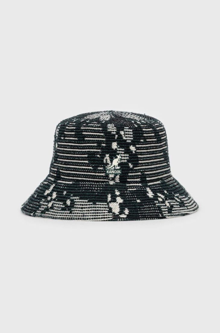 Капелюх з домішкою вовни Kangol колір зелений (2638197)