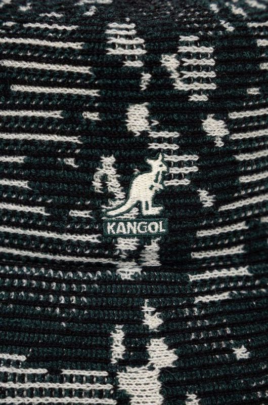 Капелюх з домішкою вовни Kangol колір зелений (2638197) фото 2