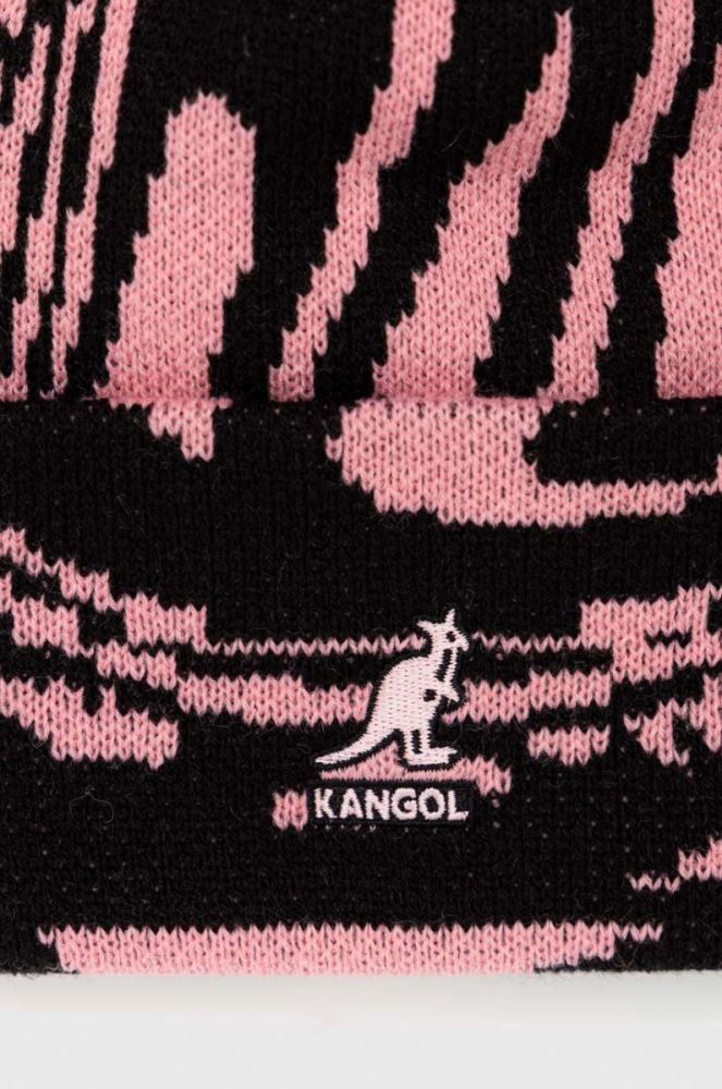 Шапка Kangol колір рожевий з товстого трикотажу (2791874) фото 3