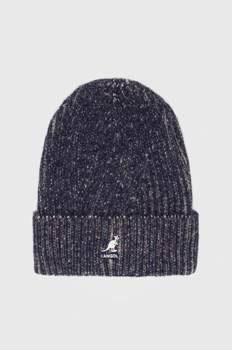 Шапка з домішкою вовни Kangol колір синій Шапка з домішкою вовни Kangol колір синій