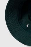 Бавовняний капелюх Kangol колір зелений з бавовни (2807437)