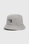 Двосторонній капелюх Kangol колір сірий Двосторонній капелюх Kangol колір сірий