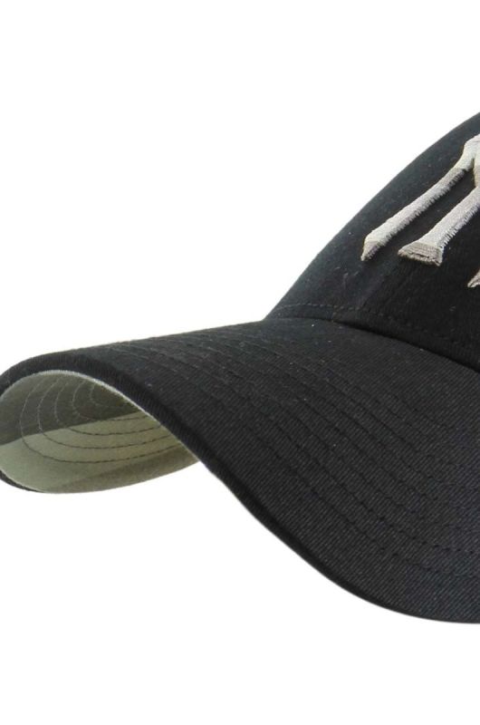 Бавовняна бейсболка 47brand MLB New York Yankees колір чорний з аплікацією (3278182) фото 2