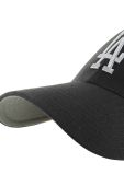 Бавовняна бейсболка 47brand MLB Los Angeles Dodgers колір чорний з аплікацією (3277927)