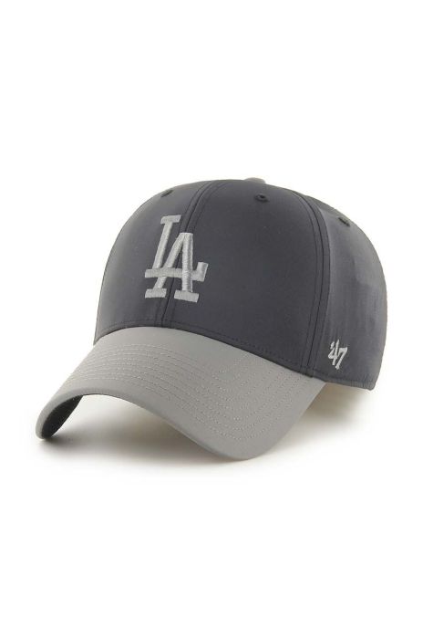 Кепка 47brand MLB Los Angeles Dodgers колір сірий з аплікацією