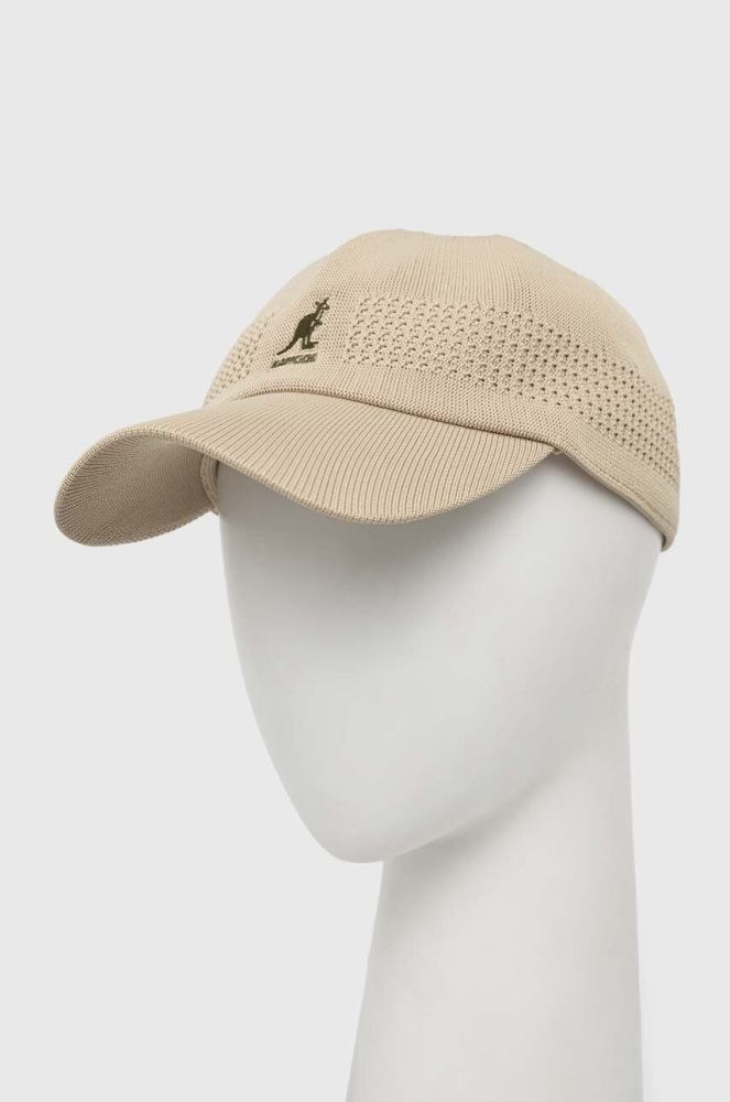 Кепка Kangol колір бежевий