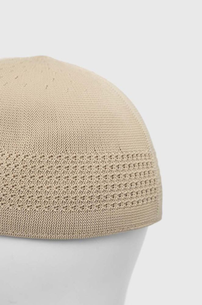 Кепка Kangol колір бежевий фото 2