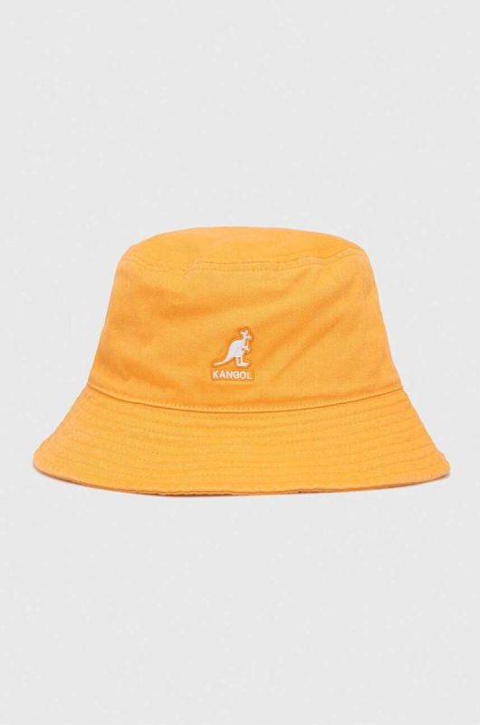 Бавовняний капелюх Kangol колір помаранчевий з бавовни фото 2