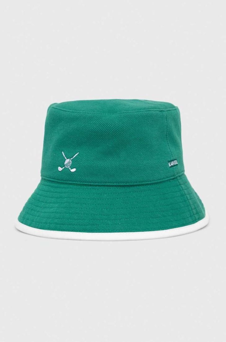 Двосторонній капелюх Kangol колір зелений
