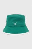 Двосторонній капелюх Kangol колір зелений