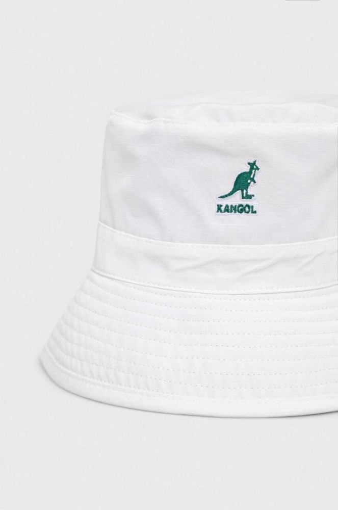 Двосторонній капелюх Kangol колір зелений фото 4