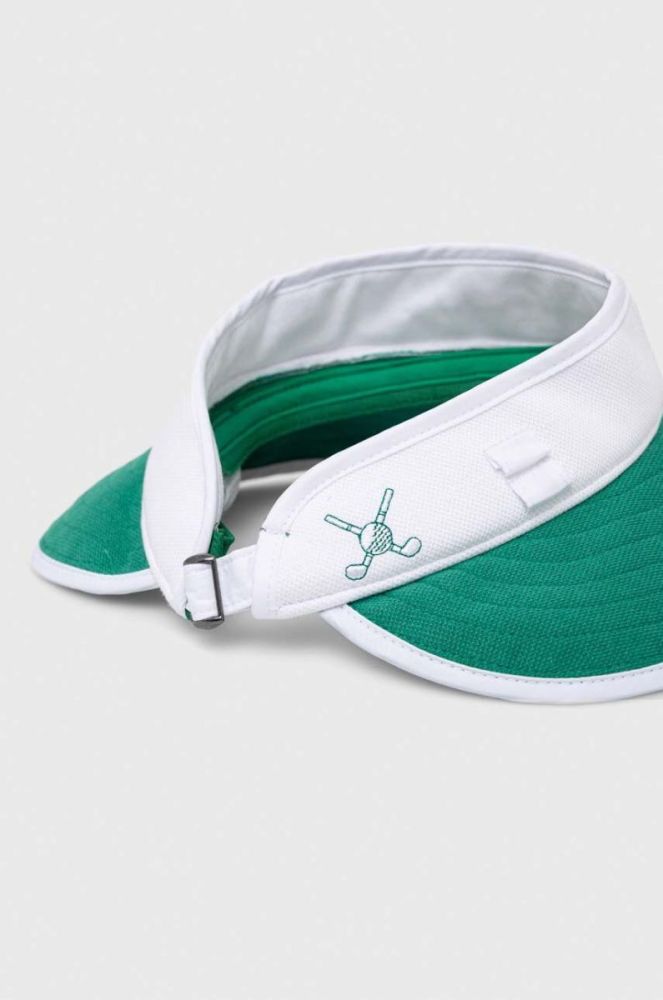 Козирок від сонця Kangol колір зелений однотонна фото 3